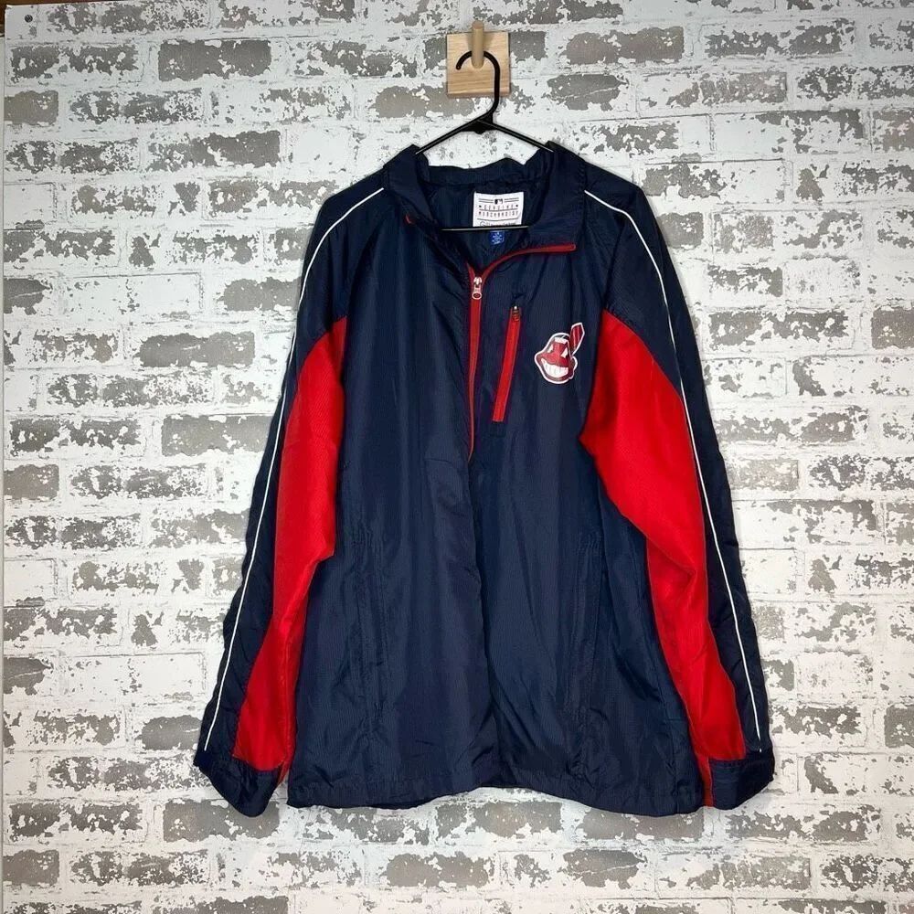 Vintage genuine merchandise Cleveland Indians full zip jacket